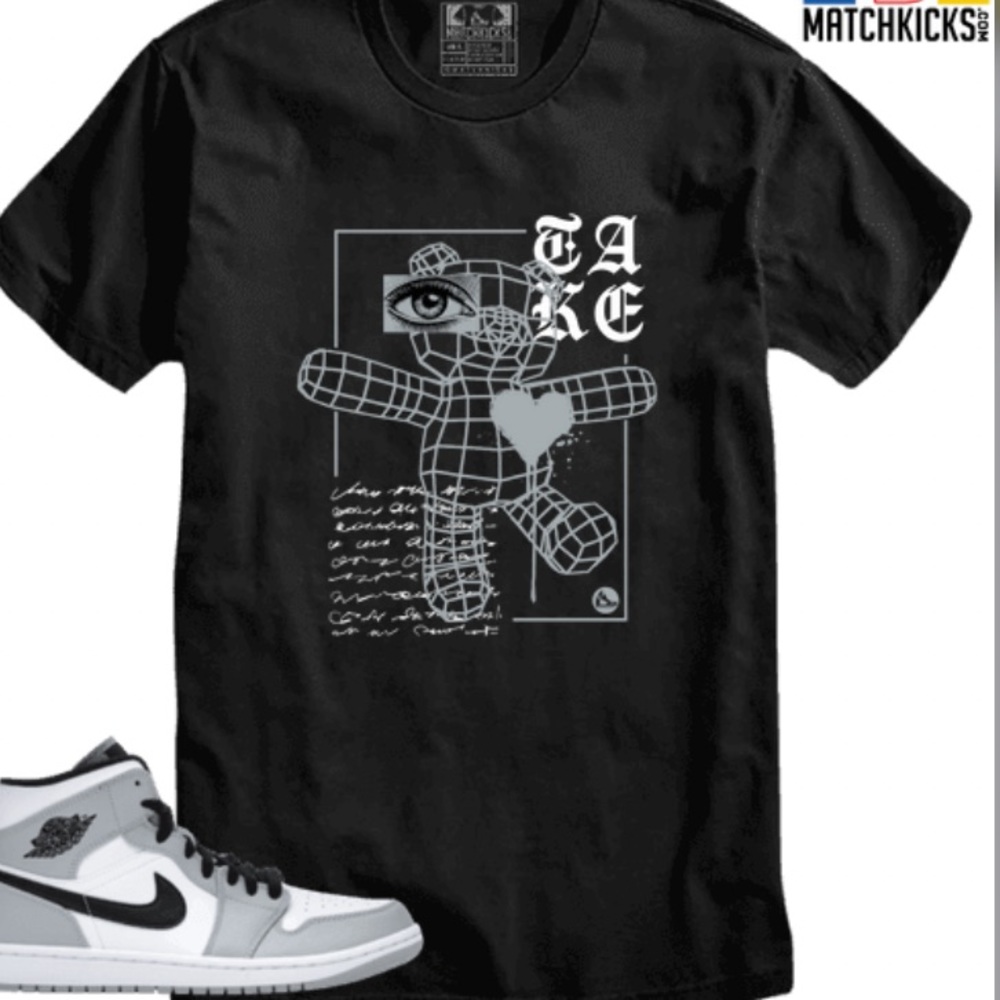 Jordan 1 Mid Light Smoke Grey T-Shirt